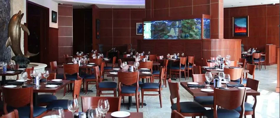 Restaurant dining room in Fort Worth, TX.