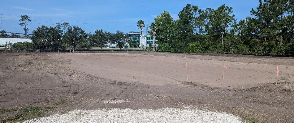 Site development for a construction project in Florida.